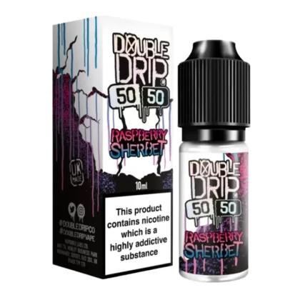 Raspberry Sherbet E-Liquid 50/50 Series by Double Drip (10ml) - 18mg