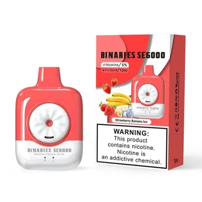 Horizontech Binaries SE6000 Strawberry Banana Ice Disposable Vape