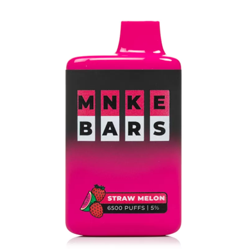 MNKE Bars Disposable 6500 Puffs– Straw Melon (20/50mg) - Vape Product, Vape Product - Image 2