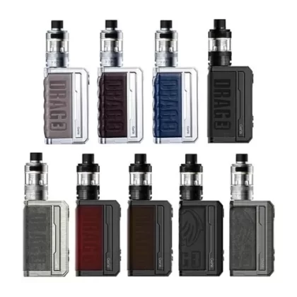 VooPoo Drag 3 with TPP-X Tank 177W Pod Mod Starter Kit - Black, Black Red (AD9E2E)