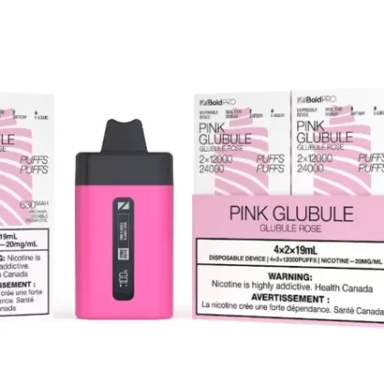 ZBOLD PRO Disposable Vape – Zpods – 24K Puffs Combo – Pink Glubule