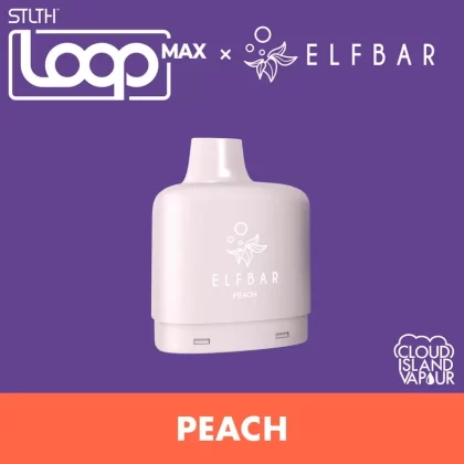 STLTH LOOP MAX X ELFBAR Pod Pack – Peach - Strength#20mg