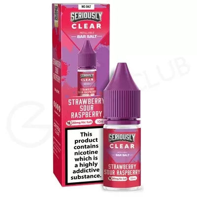 Strawberry Sour Raspberry E-Liquid by Seriously Clear Bar Salt