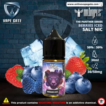 Berries Ice - The Panther Series Ice 30ml Saltnic by Dr. Vapes - 50 mg / 30 ml