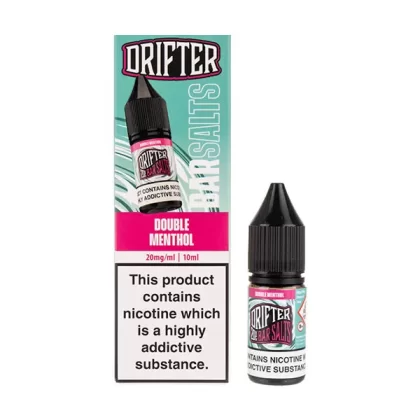 Double Menthol Nic Salt E-Liquid by Drifter - Vapesuperstore Co