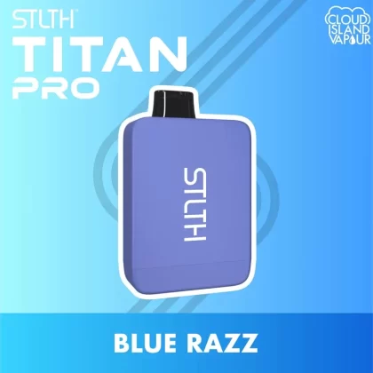 STLTH TITAN PRO Disposable Vape – Blue Razz