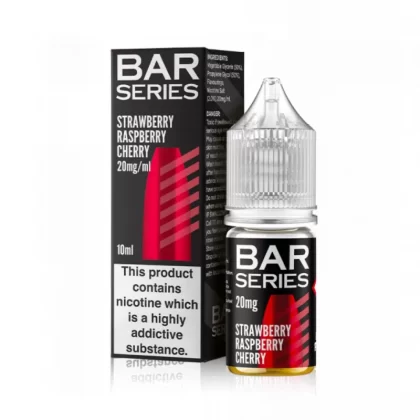 Bar Series Strawberry Raspberry Cherry 5mg & 10mg Salt Nicotine E-Liquid - Vape Product, Vape Product