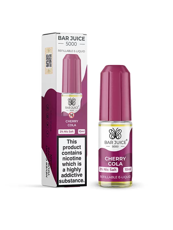 Bar Juice 5000 Cherry Cola Nic Salt E-Liquid - 20mg - Image 2