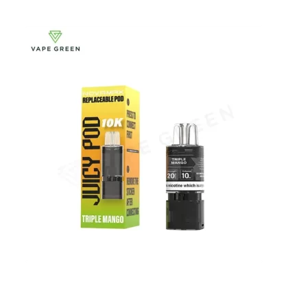 Triple Mango Prefilled Pod Refill Pack by Juicy Pod Novamax 10K