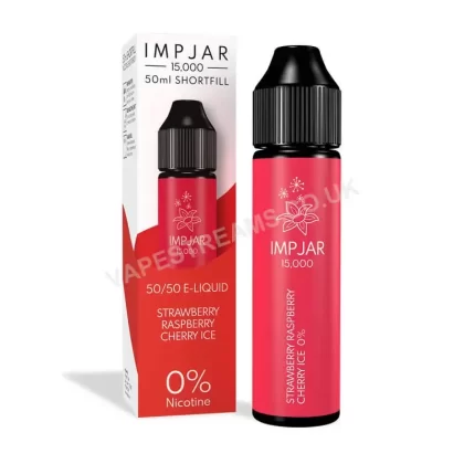 Imp Jar Strawberry Raspberry Cherry Ice E-Liquid Shortfill - Vapestreams Co