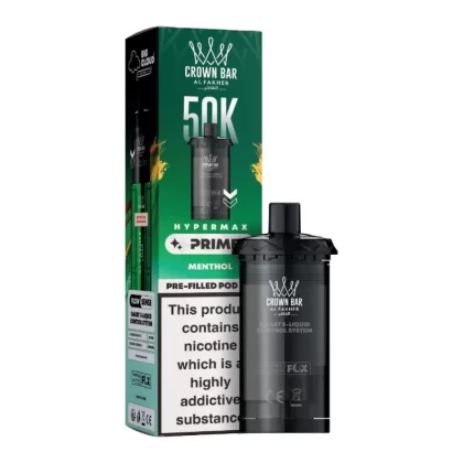 Al Fakher Hypermax Prime 50K Prefilled Pods Menthol - 20mg