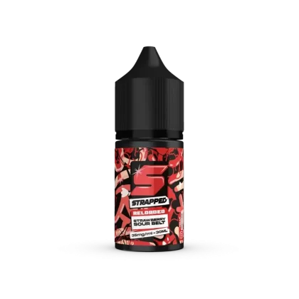 Strapped Reloaded Strawberry Sour Belt 30ml 35mg