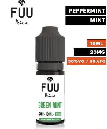 Green Mint Nic Salt eLiquid by FUU Prime - 20mg / 10ml