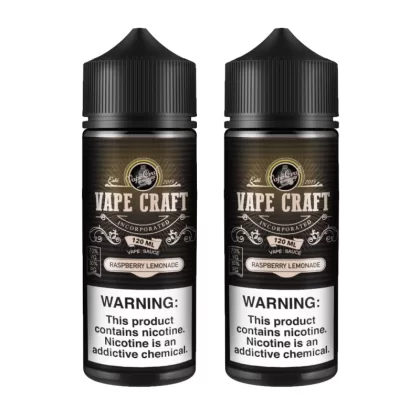 Vape Craft Raspberry Lemonade 2 Bottle Bundle - 240mL (2x120mL); Vape Product, Vape Product