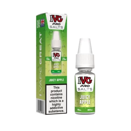Juicy Apple Nic Salt E-Liquid by IVG Pro
