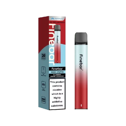 Hayati Finebar 1000 Puffs Prefilled Pod Kit Blueberry Cherry Cranberry