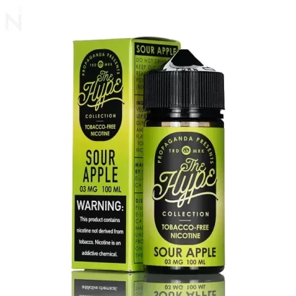 The HYPE by Propaganda E-Liquid – Sour Apple – 100mL