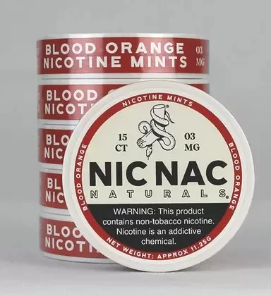 Buy Nic Nac Blood Orange 3MG Nicotine Pouch Online - Ejuicewarehouse