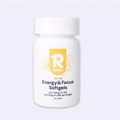 Focus and Energy CBD Softgels - Ejuicewarehouse