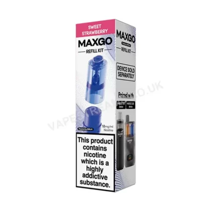 Relx Maxgo Sweet Strawberry 12K & 33K Pods - Vapestreams Co