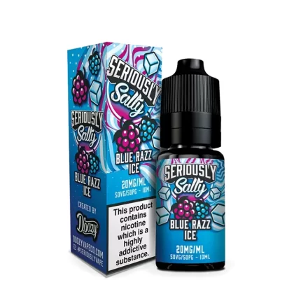 Blue Razz Ice Nic Salt E-Liquid by Seriously Salty - Strength#10mg>20mg