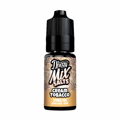 Doozy Mix Salts Cream Tobacco Nic Salt Vape Juice - 10 Pack - Strength 5mg