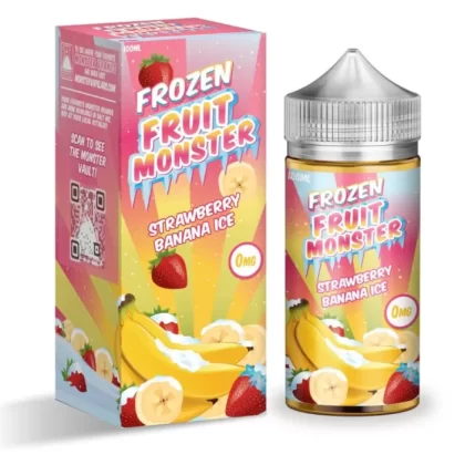 Frozen Fruit Monster Strawberry Banana Ice eJuice - Vape Product; Vape Product, Vape Product