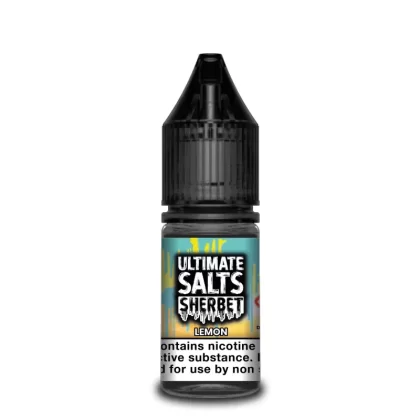 Ultimate Salts – Sherbet: Lemon – 10ml - B. 10mg, D. 20mg; 10ml - TPD Compliant