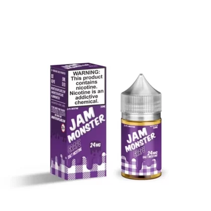 Jam Monster Salt Grape eJuice - Vape Product; Vape Product, Vape Product; Monster Vape Labs