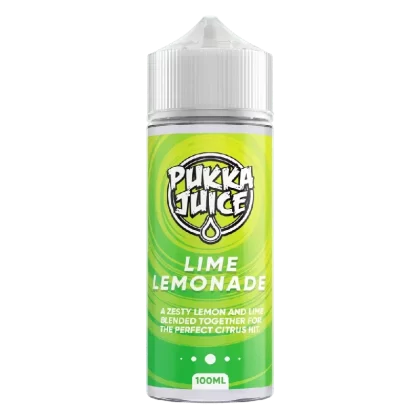Pukka Juice 100ml E-liquid Shortfill Lime Lemonade - Nicotine Strength#0mg