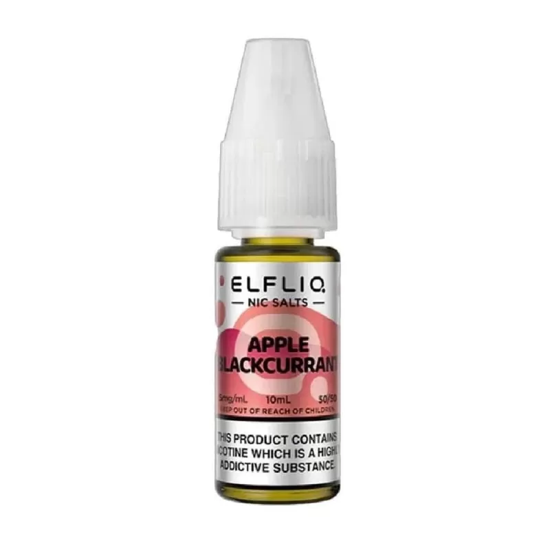 Apple Blackcurrant Nic Salt E-Liquid by Elf Bar Elfliq (10ml) - 10mg - Image 2