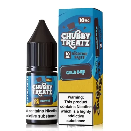 Gold Bar 10ml Salt by Chubby Treatz - Nicotine Strength#10mg (Salt)>20mg (Salt)