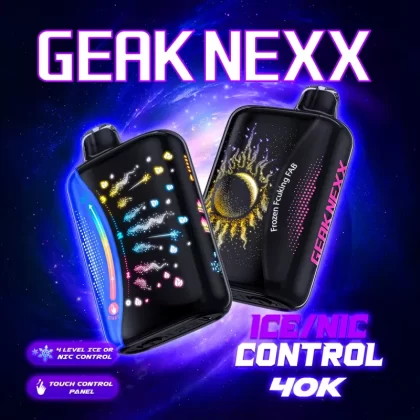 GEAK NEXX Nic/Ice Control 40K Disposable Device - 40,000 Puffs - Frozen Fcuking Fab (Ice Adjust)