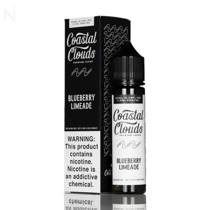Coastal Clouds E-Liquid - Blueberry Limeade - 60mL - 3mg