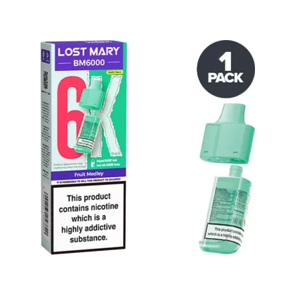 Fruit Medley Lost Mary BM6000 Refill Pack - Ukecigstore