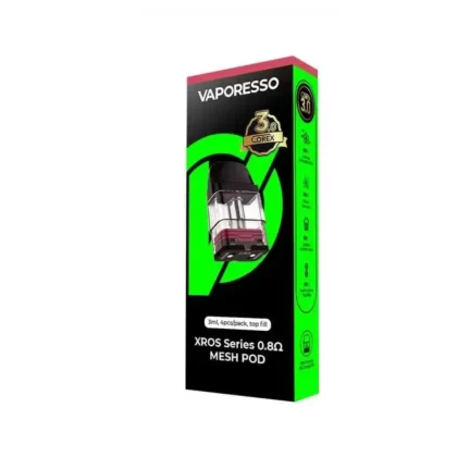 Vaporesso XROS Corex 3.0 Pods 4pk - 0.4ohm COREX 3.0 (3ml) - Skullvaping