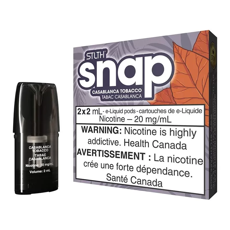 STLTH SNAP E-Liquid Pod Pack – Casablanca Tobacco