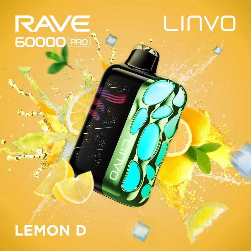 Linvo Rave 60000 Pro Disposable Vape – Lemon D