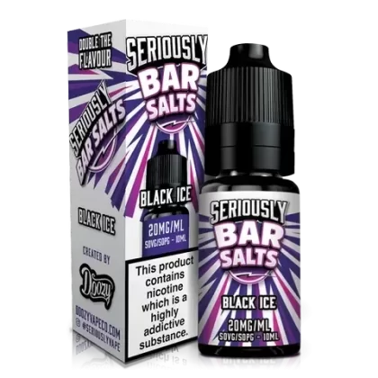Seriously Bar Salt E-Liquids by Doozy Vape - Flavour#Black Ice>Cola Ice>Kiwi Passion Guava>Lemon Lime>Mr Blue>Strawberry Kiwi>Triple Mango Ice>Watermelon Ice~Nic Strength#5mg>10mg>20mg