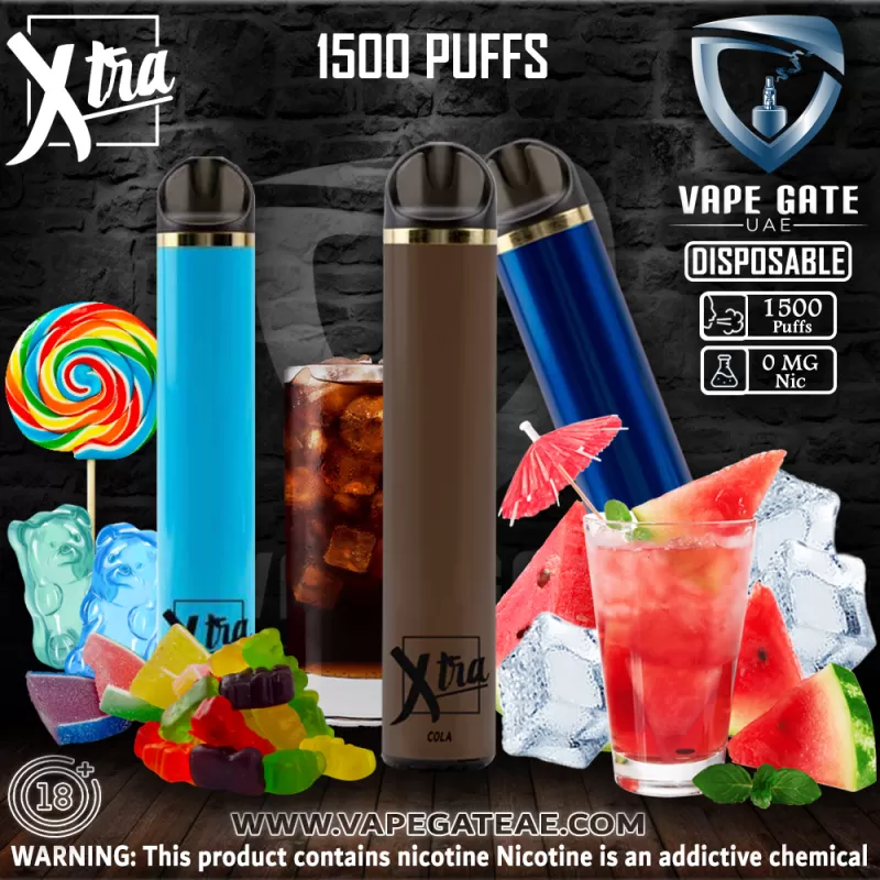 PUFF XTRA Disposable Vaporiser - 1500 puffs (0 mg) - Mango Mango Tango