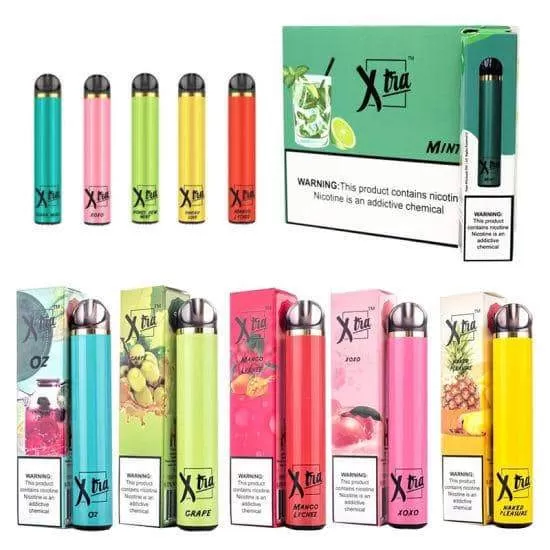 PUFF XTRA Disposable Vaporiser - 1500 puffs (0 mg) - Mango Mango Tango - Image 3