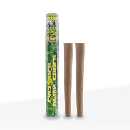 Cyclones | Hemp Pre-Rolled Cones | 84mm – Various Flavors – 24 Count - Flavor#Natural>Strawberry (8F07F6)