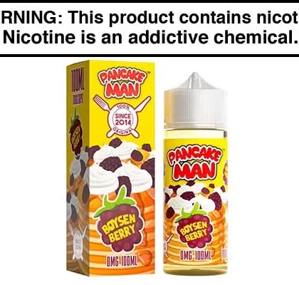 BOYSENBERRY PANCAKE MAN BY VAPE BREAKFAST CLASSICS 100ML - Vapejuice