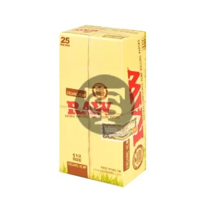 RAW Organic Papers 1 1/2 Pack of 25 - Vape Store