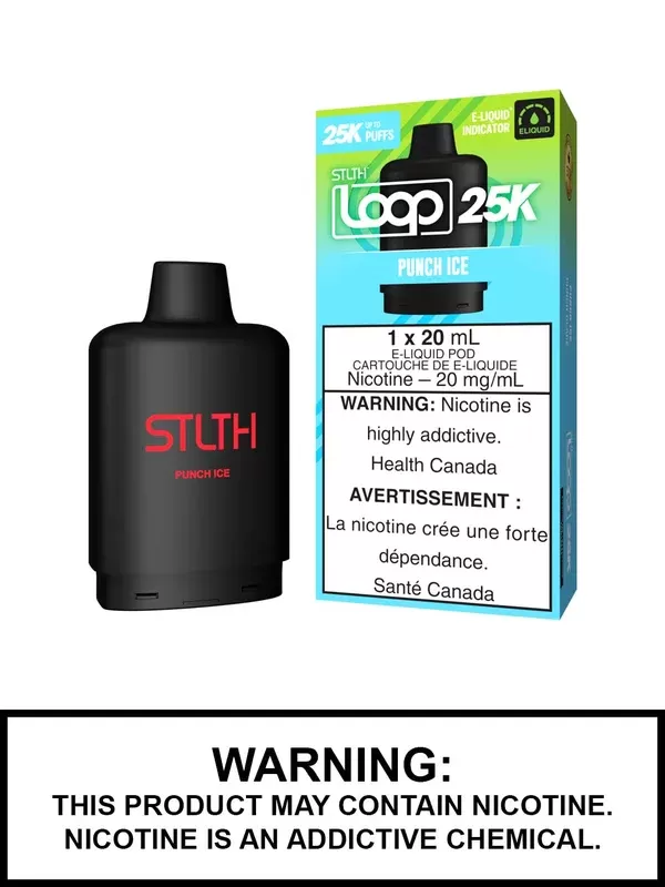 Punch Ice STLTH Loop 25K Pods