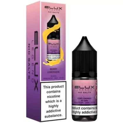 Berry Lemonade Nic Salt E-Liquid Legend Series by ELUX (10ml) - 20mg