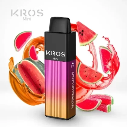 KROS Mini Rechargeable Vape - Pack Count#Single Pack~Flavor#Mixed Berries>Sour Apple Ice>Straw Kiwi Ice>Grape Ice~Nicotine#50MG
