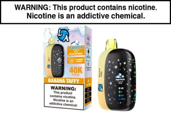 L&A SWITCH 40K DISPOSABLE VAPE – 40,000 PUFFS - Vapejuice