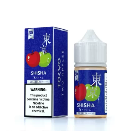 Tokyo Silver Shisha Series – Two Apples 30 ml (20/30/50mg) - Vapebar Pk