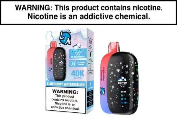 L&A SWITCH 40K DISPOSABLE VAPE – 40,000 PUFFS - Vapejuice - Image 3